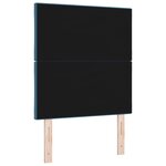 vidaXL Tête de Lit Design en Blocs de Diamants Bleu Foncé 80 cm Velours