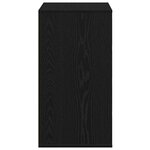 vidaXL Commode Chêne noir 60 x 41 x 76 cm Bois d'ingénierie
