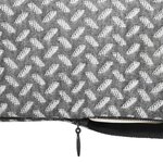 vidaXL Coussin pour le cou Gris 53 x 34 5 x 10 5 cm Polyester