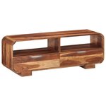 vidaXL Meuble TV 110x30x40 cm Bois d'acacia massif