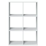 vidaXL Étagère séparatrice de pièce blanc 69 5x29x103 5 cm