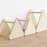 Jeu d'équilibre et motricité Montessori bois naturel et jaune