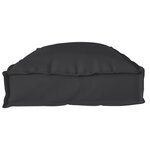 vidaXL Coussins de palette pour banc 2 Pièces Noir 100x40x8 cm Tissu Oxford
