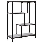 vidaXL Bibliothèque sonoma gris 81x36x115cm bois d'ingénierie et acier