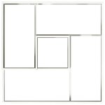 vidaXL Cache-pot de jardin Blanc 100 x 100 x 50 cm Acier