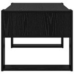 vidaXL Table basse Chêne noir 92 x 53 x 45 cm Bois d'ingénierie