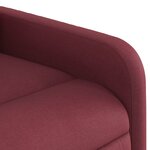 vidaXL Fauteuil inclinable Rouge bordeaux Tissu