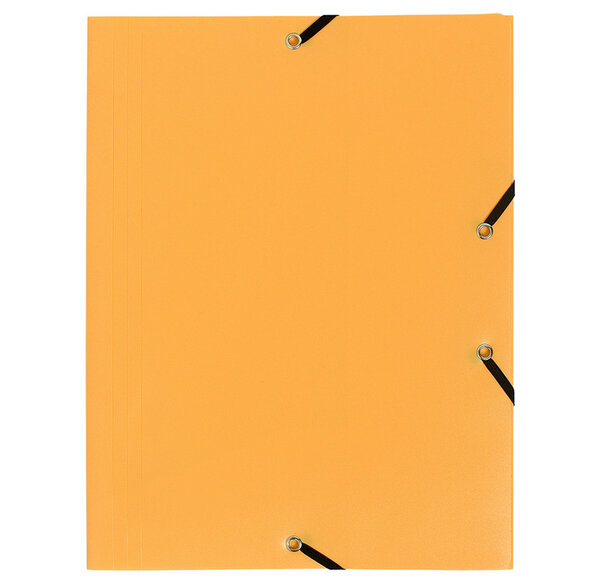 Chemise à élastique 3 rabats Polypropylène 4/10e Opaque Eco - A4 - Jaune EXACOMPTA