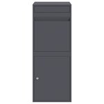 vidaXL Boîte de dépôt de colis Anthracite 41 x 38 x 103 cm Acier