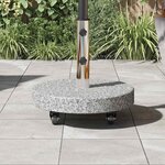 vidaXL Pied de parasol Gris 45 x 45 x 45 cm Granite