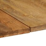 vidaXL Table à manger 140x70x75 cm bois de manguier massif