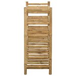 vidaXL Étagère à vin Naturel 57 x 29 5 x 72 cm Bambou