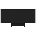 vidaXL Table basse Noir 85x55x31 cm Bois d'ingénierie