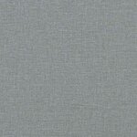 vidaXL Canapé à 2 places Gris clair 140 cm Tissu