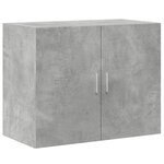 vidaXL Armoire murale gris béton 80x42 5x64 cm bois d'ingénierie