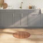 vidaXL Tapis rond naturel 60 cm bambou