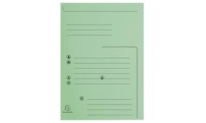 Paquet de 25 chemises 2 rabats SUPER 250 Contact - 24x32cm x 5 EXACOMPTA