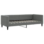 vidaXL Lit de repos gris foncé 80x200 cm tissu