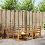 vidaXL Ensemble de canapés d'extérieur 5 pc Naturel