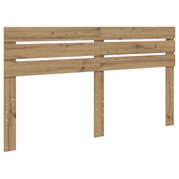 vidaXL Tête de lit Chêne artisanal 180 cm Bois d'ingénierie