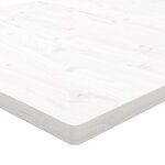 vidaXL Dessus de table blanc 110x60x2 5 cm bois de pin massif