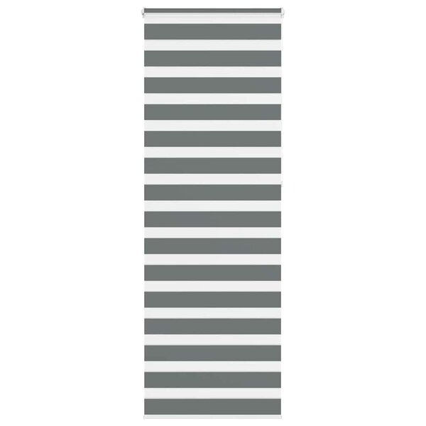 vidaXL Store zèbre gris foncé largeur du tissu 65 9 cm polyester