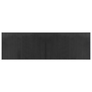 vidaXL Tapis rectangulaire gris 60x200 cm bambou