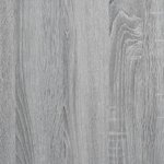 vidaXL Cadre de lit sans matelas sonoma gris 75x190 cm