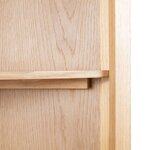 vidaXL Armoire d'angle 59x36x180 cm Bois de chêne massif