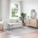 vidaXL Tapis Gris 200 x 200 cm Polypropylène