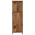 vidaXL Armoire de salle de bain vieux bois 30x30x95 cm bois ingénierie