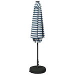 vidaXL Parasol de jardin avec lumières LED et base 270 x 270 cm