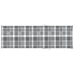 vidaXL Chaise longue avec coussin Bois d'acacia solide