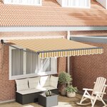 vidaXL Auvent Rétractable Multicolore 350 x 250 cm