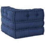 vidaXL Coussin Bleu 70 x 70 x 54 cm Polyester