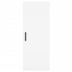 vidaXL Buffet haut Blanc 34 5x34x180 cm Bois d'ingénierie