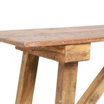 vidaXL Table console 130x40x80 cm bois de récupération mélangé