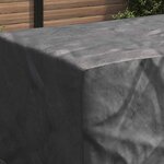 vidaXL Housse pour mobilier d'extérieur Noir 270 x 110 x 70 cm 600D