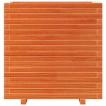 vidaXL Jardinière cire marron 70x40x72 5 cm bois de pin massif