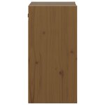 vidaXL Armoires murales 2Pièces Marron miel 30x30x60cm Bois de pin massif