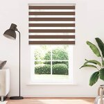 vidaXL Store zèbre marron 125x200cm largeur du tissu 120 9cm polyester