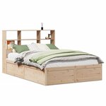 vidaXL Cadre de lit sans matelas 120x200 cm bois de pin massif