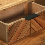 vidaXL Bureau 110x50x87 cm en bois massif d'acacia