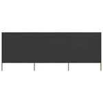 vidaXL Paravent 3 panneaux Tissu 400 x 160 cm Anthracite