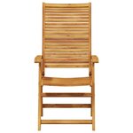 vidaXL Ensemble de salle à manger pour jardin 5 Pièces Marron