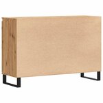 vidaXL Buffet chêne artisanal 104x35x70 cm bois d'ingénierie