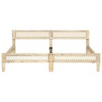 vidaXL Cadre de lit sans matelas bois de manguier massif 200 cm
