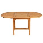 vidaXL Ensemble à manger d'extérieur 7 Pièces Bois de teck solide