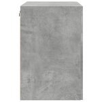 vidaXL Armoire murale gris béton 80x42 5x64 cm bois d'ingénierie