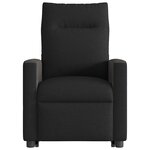 vidaXL Fauteuil de massage inclinable Noir Tissu